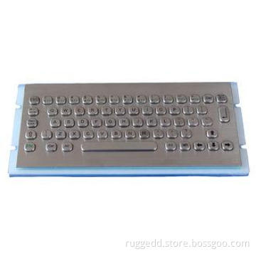 Compact format Industrial Mini Keyboard / rugged kiosk keyb